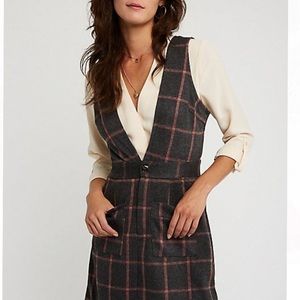 Plaid Pinafore Dress